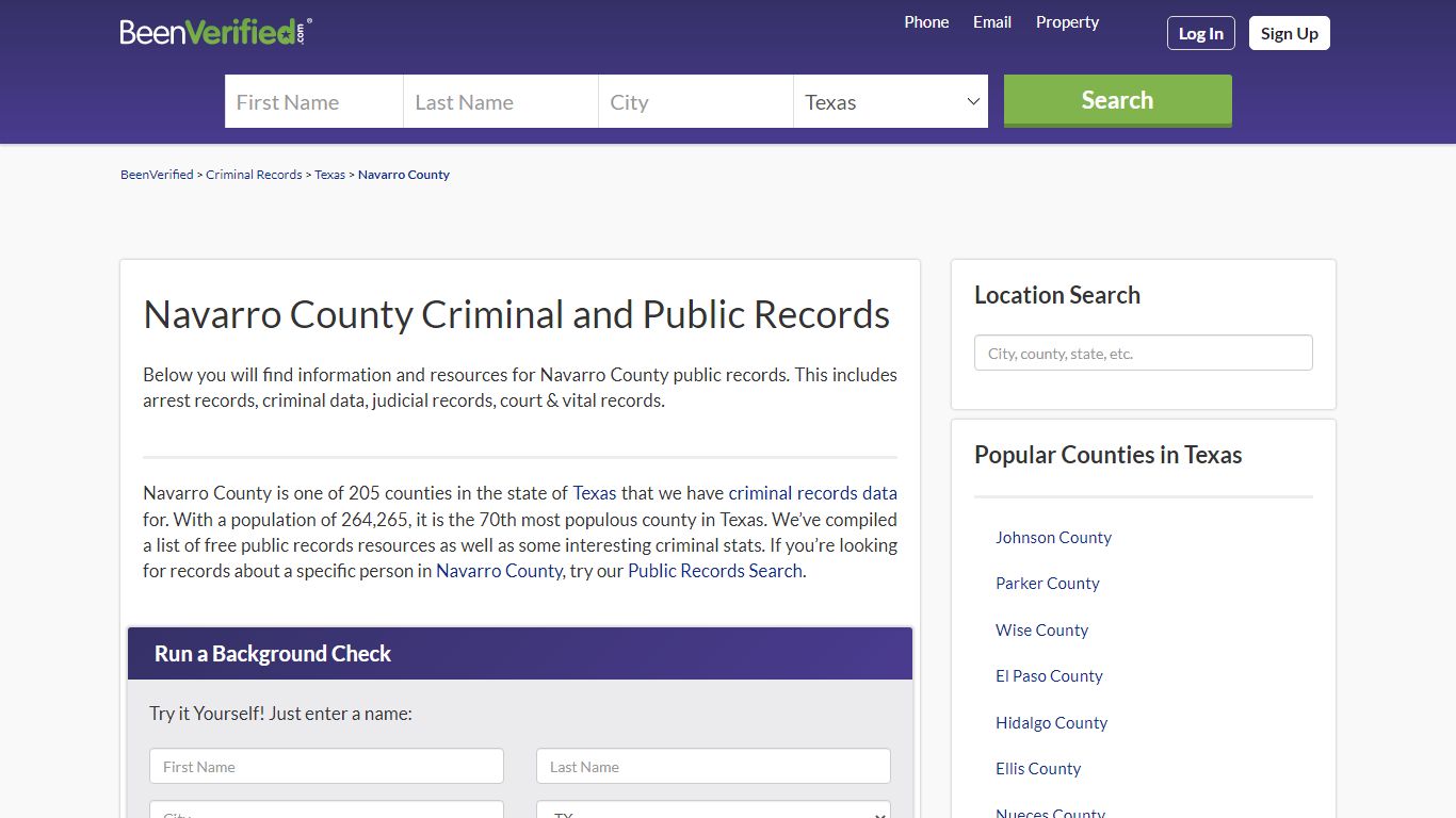 Navarro County Arrest Records in TX - Court & Criminal Records ...